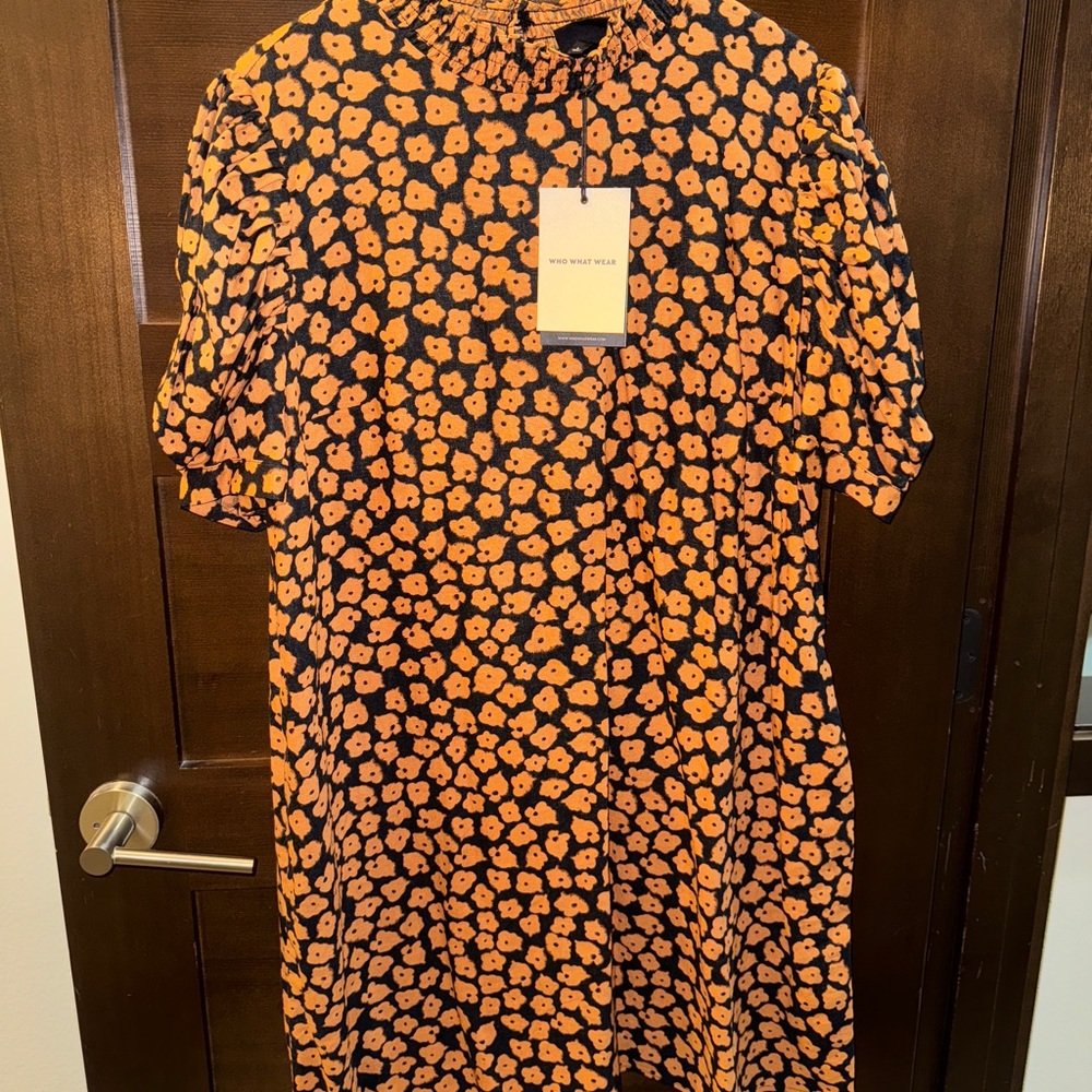 Who What Wear, NWT, Puff Sleeve Dress